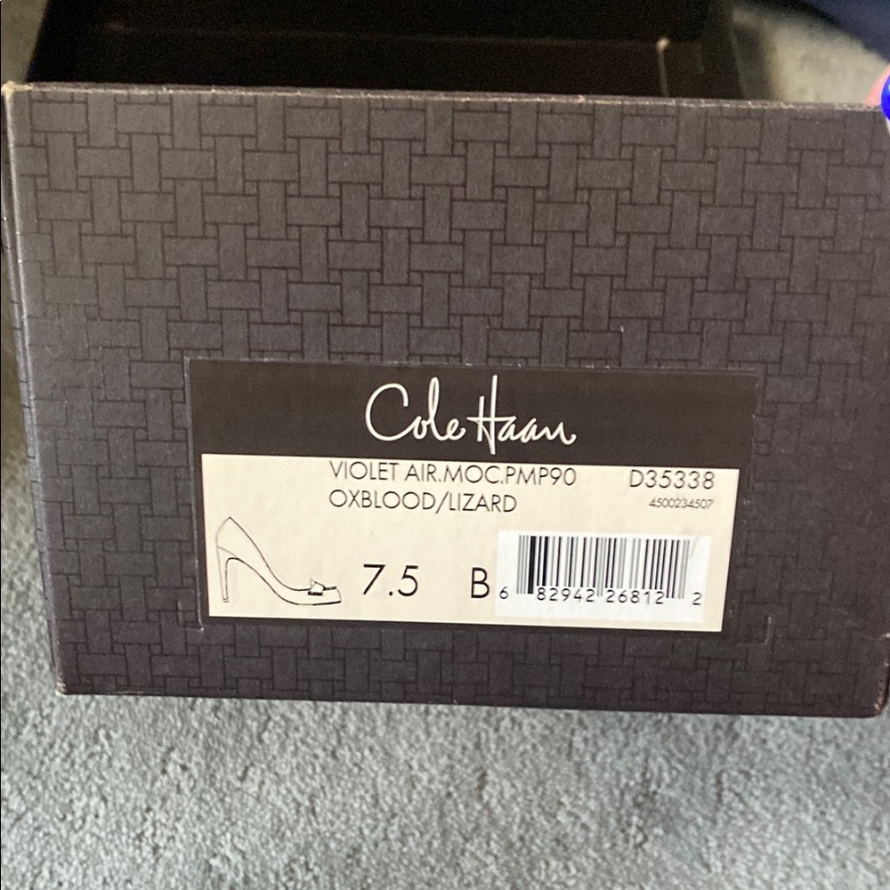Cole Haan Oxblood Lizard Heels